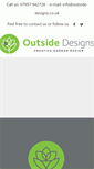 Mobile Screenshot of outside-designs.co.uk